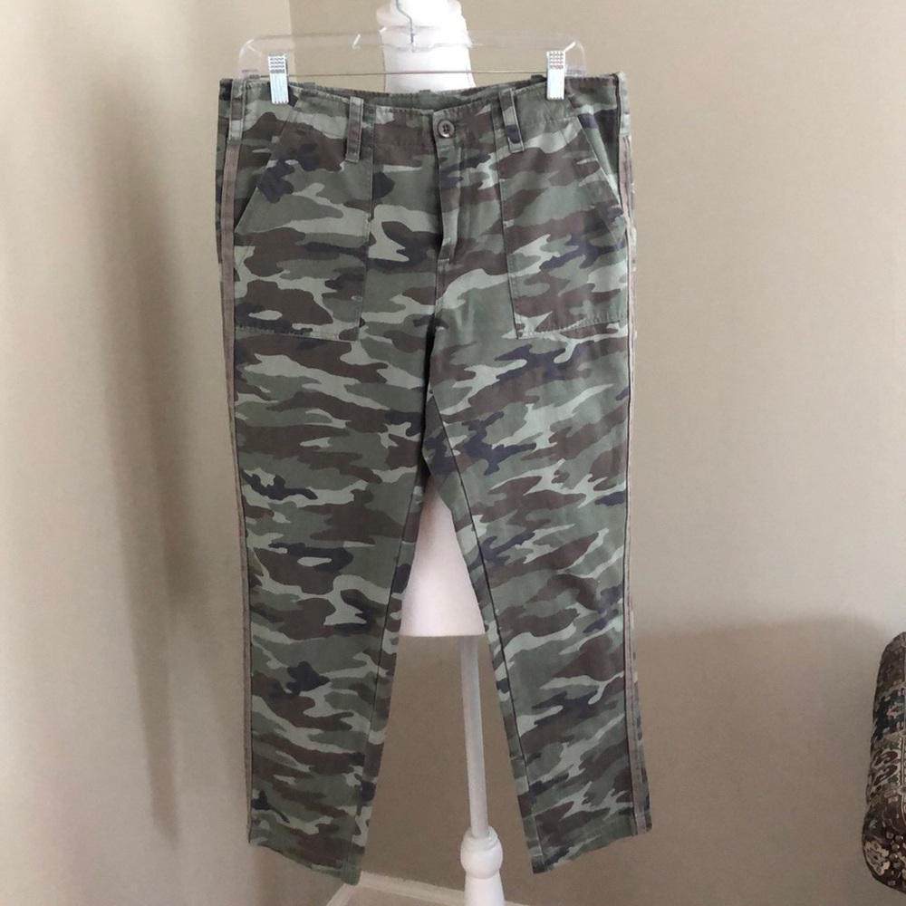 G-1 Goods Camo with tonal strip utility pants.